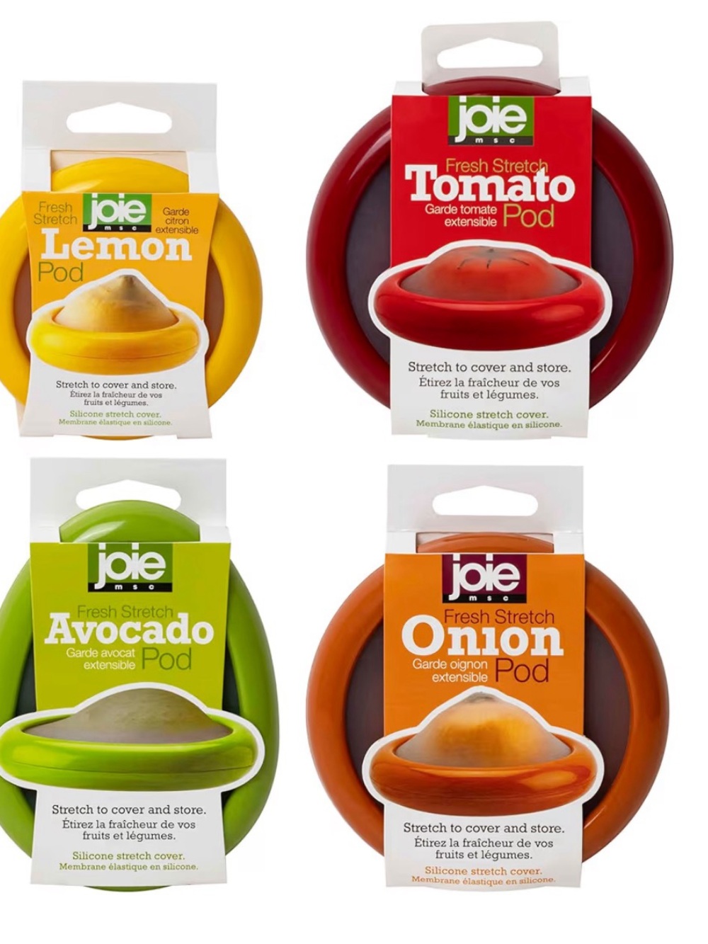 Joie Fresh Stretch Food Pods - Yellow, Red, Green, Orange